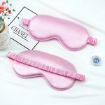 Satin-look eye mask
