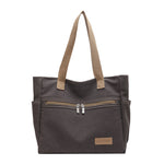 Canvas shoulder tote