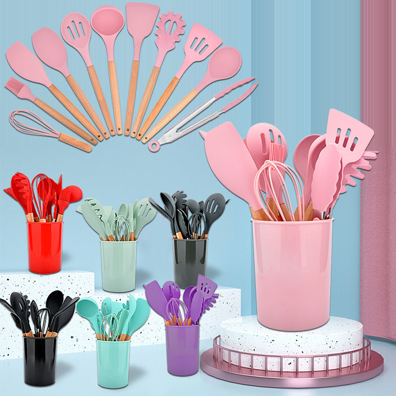 Silicone cooking tools · 12 pieces