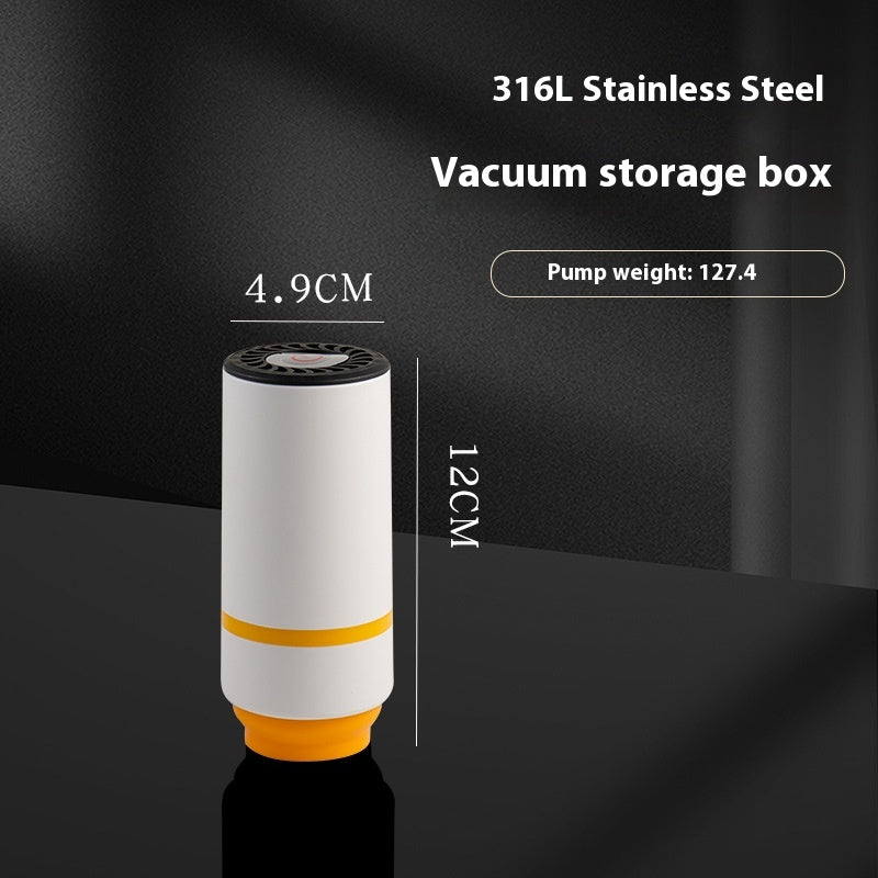 Food-container vacuum pump