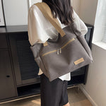 Canvas shoulder tote