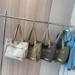 Canvas shoulder tote