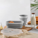 Collapsible lunch box & cup