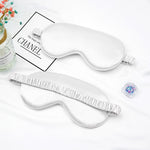 Satin-look eye mask