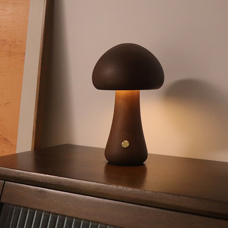 Mushroom bedside light
