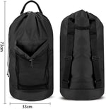 Drawstring laundry carrier