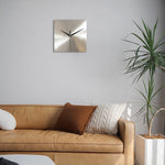 Minimal metal wall clock