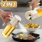 Pour & spray oil dispenser
