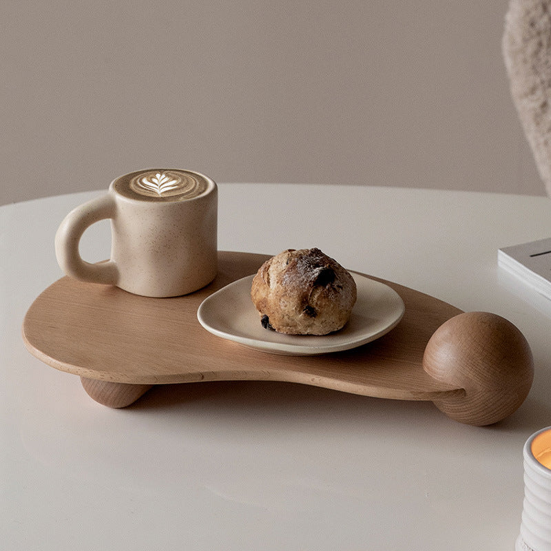 Wooden display tray