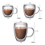 Double-wall glass cup