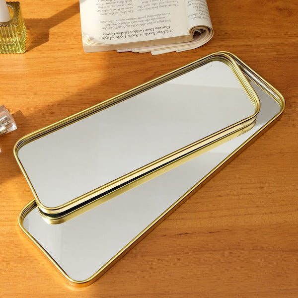 Mirrored jewelry tray