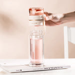 Glass tea-infuser bottle
