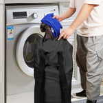 Drawstring laundry carrier