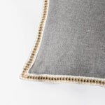 Linen-edge cushion covers · Set of 2
