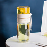 Glass tea-infuser bottle