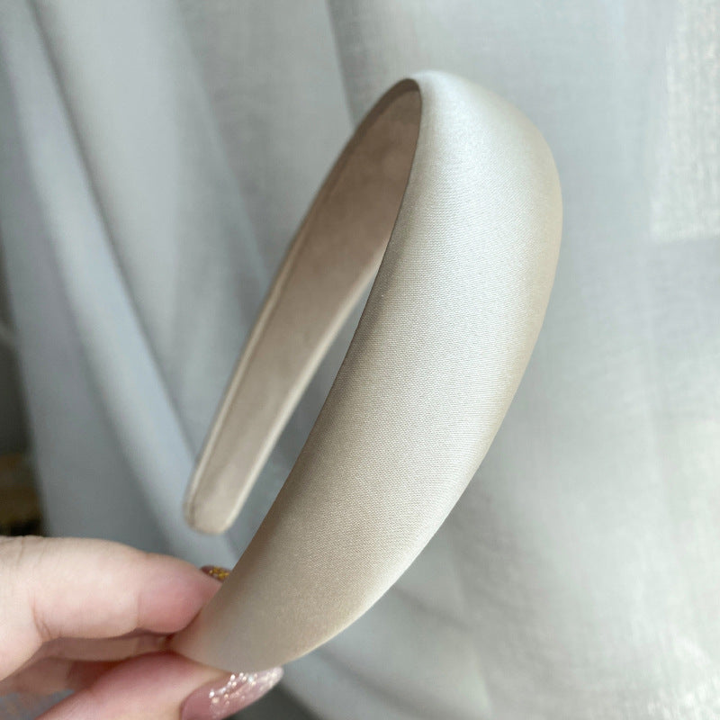 Padded satin headband