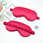 Satin-look eye mask