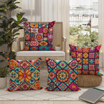 Bohemian print cushion cover