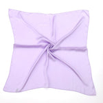 Solid-color styling scarf