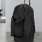 Drawstring laundry carrier
