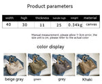 Canvas shoulder tote
