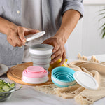 Collapsible lunch box & cup