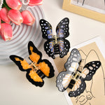 Butterfly hair claw