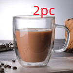Double-wall glass cup