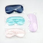 Satin-look eye mask