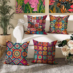 Bohemian print cushion cover