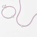 Pink-accent jewelry