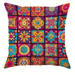 Bohemian print cushion cover