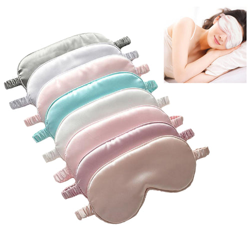 Satin-look eye mask