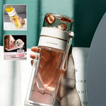 Glass tea-infuser bottle