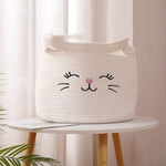 White storage basket