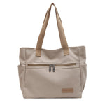 Canvas shoulder tote