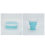 Collapsible lunch box & cup