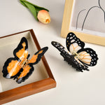Butterfly hair claw