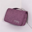 Hanging toiletry bag