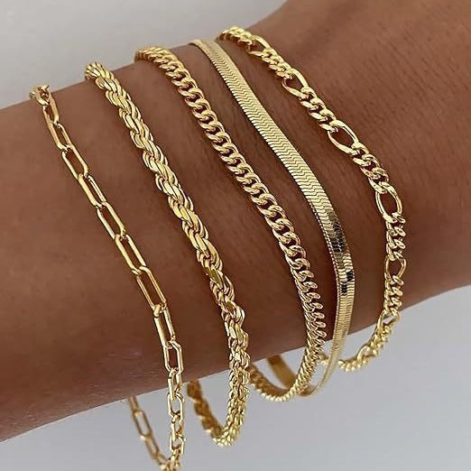 Minimal chain bracelets
