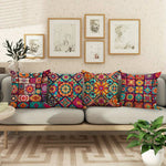 Bohemian print cushion cover