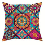 Bohemian print cushion cover