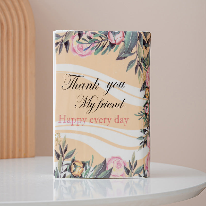 Book ceramic vase