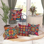 Bohemian print cushion cover