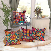 Bohemian print cushion cover