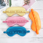 Satin-look eye mask