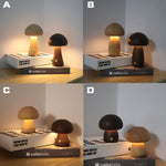 Mushroom bedside light