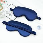 Satin-look eye mask